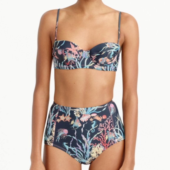 J. Crew Other - J. Crew Ratti Under The Sea High Waist Bikini